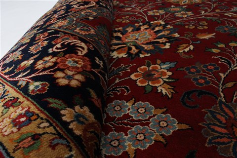 Sarouk Green Hand Knotted 511 X 810 Area Rug 250-26955 Image 11
