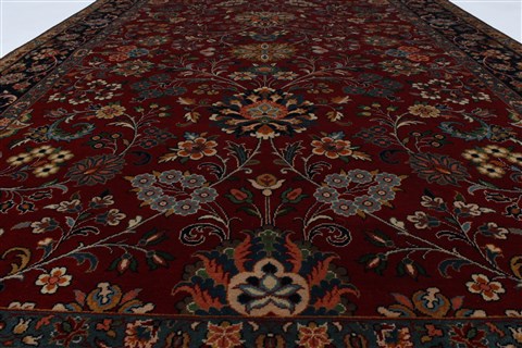 Sarouk Green Hand Knotted 511 X 810 Area Rug 250-26955 Image 3