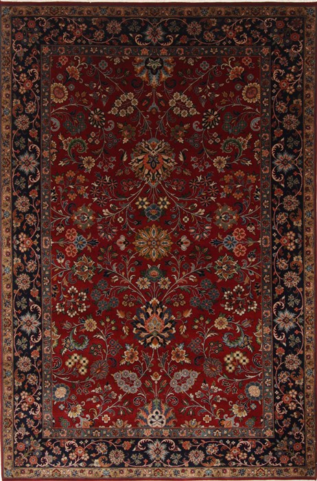 Sarouk Green Hand Knotted 511 X 810 Area Rug 250-26955 Image 0