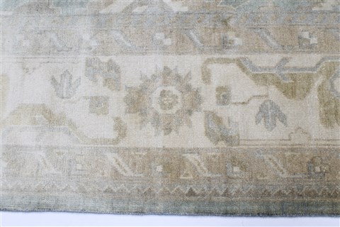 Oushak Beige Hand Knotted 90 X 1111 Area Rug 250-26956 Image 5