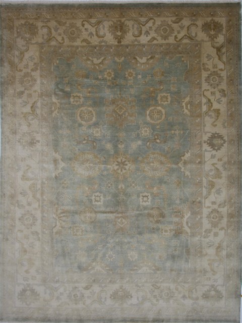 Oushak Beige Hand Knotted 90 X 1111 Area Rug 250-26956 Image 0