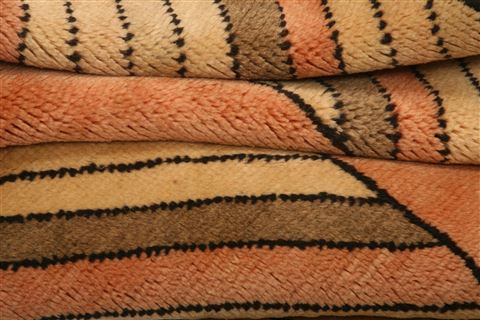 Gabbeh Orange Hand Knotted 33 X 48 Area Rug 100-26957 Image 5