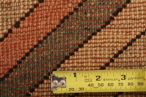 Gabbeh Orange Hand Knotted 33 X 48 Area Rug 100-26957 Image 6