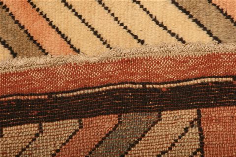 Gabbeh Orange Hand Knotted 33 X 48 Area Rug 100-26957 Image 7