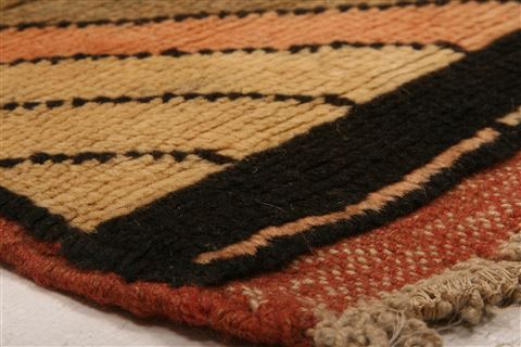 Gabbeh Orange Hand Knotted 33 X 48 Area Rug 100-26957 Image 8