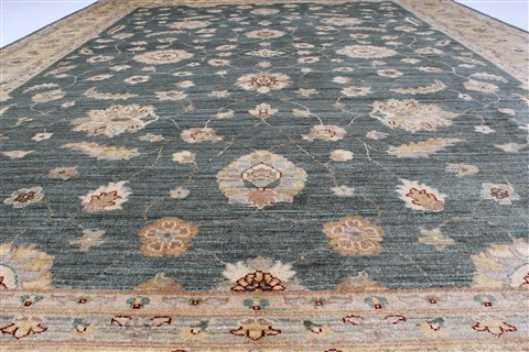 Pishavar Beige Hand Knotted 90 X 121 Area Rug 250-26958 Image 5