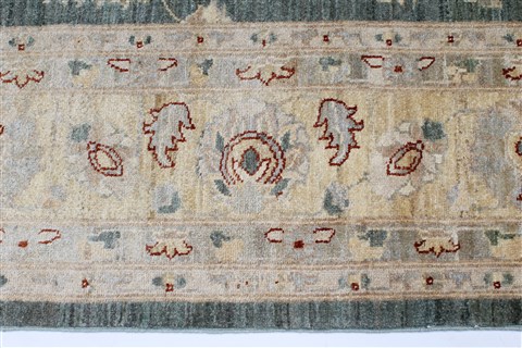 Pishavar Beige Hand Knotted 90 X 121 Area Rug 250-26958 Image 6