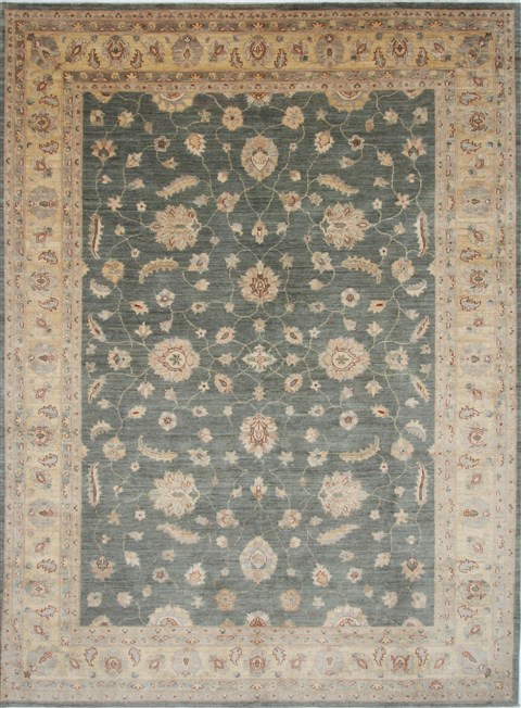 Pishavar Beige Hand Knotted 90 X 121 Area Rug 250-26958 Image 0