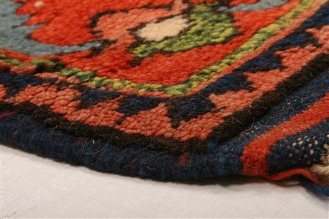 Gabbeh Red Hand Knotted 35 X 46 Area Rug 253-26959 Image 8