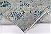 Modern Blue Hand Knotted 910 X 142 Area Rug 250-26960 Thumb 1