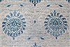 Modern Blue Hand Knotted 910 X 142  Area Rug 250-26960 Thumb 5