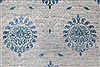 Modern Blue Hand Knotted 910 X 142 Area Rug 250-26960 Thumb 5