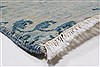 Modern Blue Hand Knotted 910 X 142  Area Rug 250-26960 Thumb 7