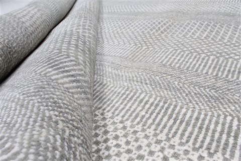 Modern Beige Hand Knotted 910 X 147 Area Rug 250-26961 Image 10