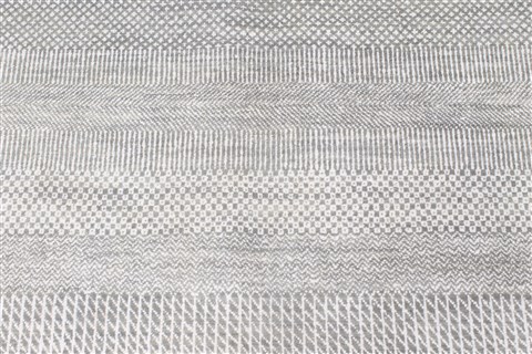 Modern Beige Hand Knotted 910 X 147 Area Rug 250-26961 Image 4