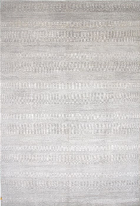 Modern Beige Hand Knotted 910 X 147 Area Rug 250-26961 Image 0