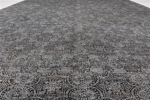 Modern Beige Hand Knotted 101 X 1311 Area Rug 250-26962 Image 4