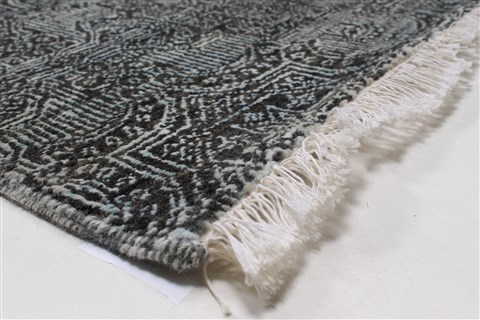 Modern Beige Hand Knotted 101 X 1311 Area Rug 250-26962 Image 7