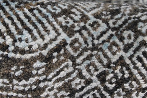 Modern Beige Hand Knotted 101 X 1311 Area Rug 250-26962 Image 8