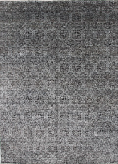 Modern Beige Hand Knotted 101 X 1311 Area Rug 250-26962 Image 0