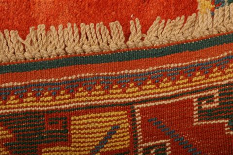 Gabbeh Red Hand Knotted 36 X 48 Area Rug 100-26963 Image 7