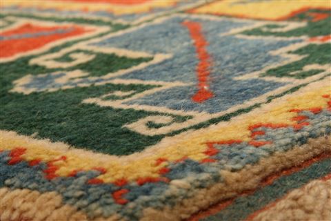 Gabbeh Red Hand Knotted 36 X 48 Area Rug 100-26963 Image 8