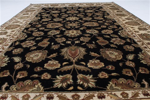 Kashan Brown Hand Knotted 62 X 93 Area Rug 250-26965 Image 8