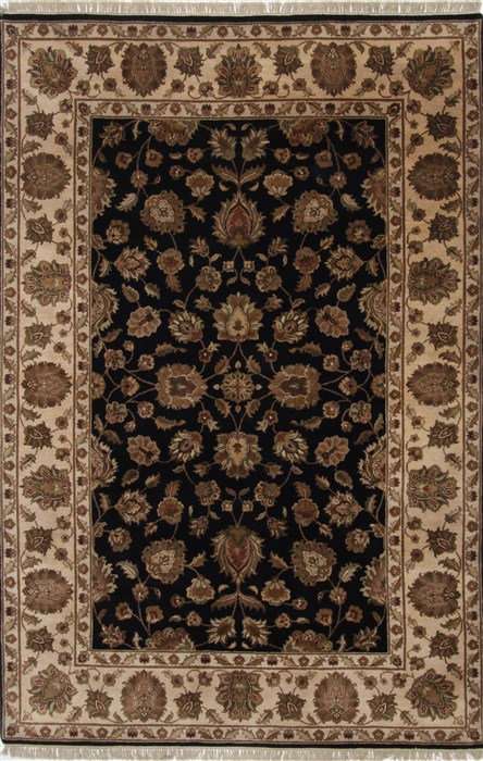Kashan Brown Hand Knotted 62 X 93 Area Rug 250-26965 Image 0