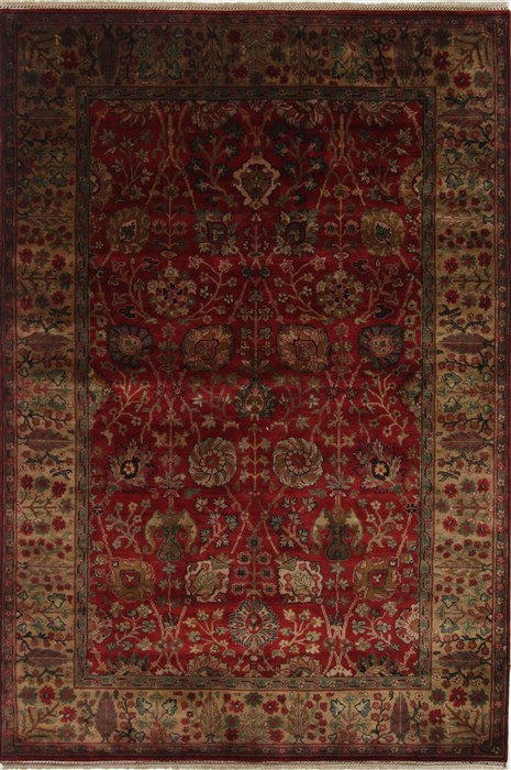 Jaipur Brown Hand Knotted 62 X 90 Area Rug 250-26967 Image 0