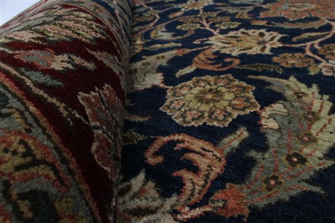 Jaipur Blue Hand Knotted 61 X 811 Area Rug 250-26968 Image 1