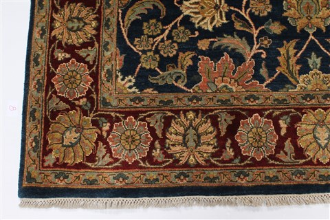 Jaipur Blue Hand Knotted 61 X 811 Area Rug 250-26968 Image 7