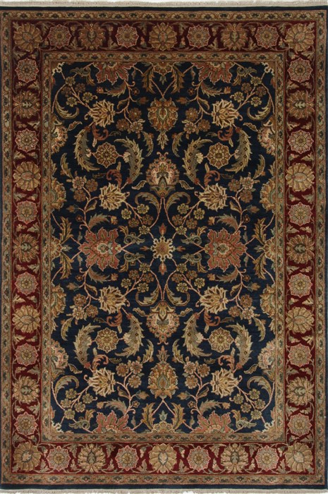 Jaipur Blue Hand Knotted 61 X 811 Area Rug 250-26968 Image 0