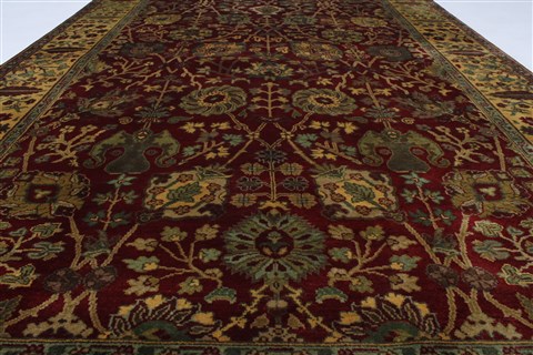 Jaipur Red Hand Knotted 60 X 811 Area Rug 250-26973 Image 2