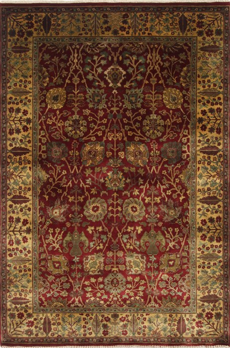 Jaipur Red Hand Knotted 60 X 811 Area Rug 250-26973 Image 0