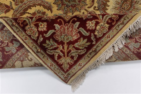 Jaipur Yellow Hand Knotted 62 X 91 Area Rug 250-26976 Image 11