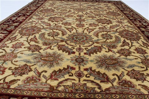 Jaipur Yellow Hand Knotted 62 X 91 Area Rug 250-26976 Image 2