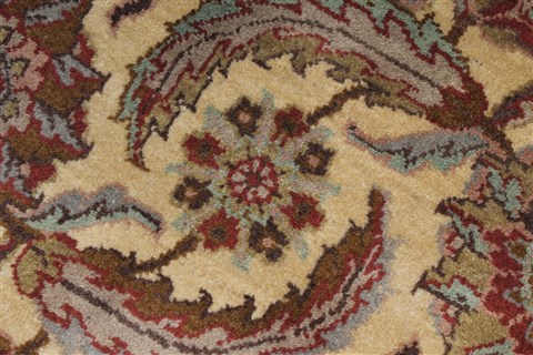 Jaipur Yellow Hand Knotted 62 X 91 Area Rug 250-26976 Image 7