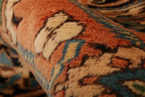 Kazak Orange Hand Knotted 37 X 53 Area Rug 100-26978 Image 1