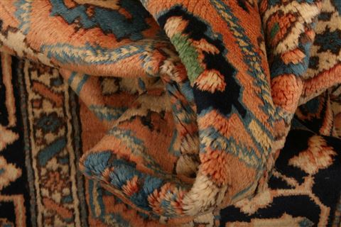 Kazak Orange Hand Knotted 37 X 53 Area Rug 100-26978 Image 2