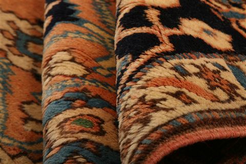 Kazak Orange Hand Knotted 37 X 53 Area Rug 100-26978 Image 3