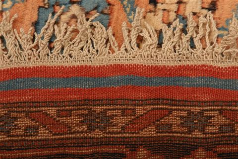 Kazak Orange Hand Knotted 37 X 53 Area Rug 100-26978 Image 7