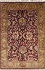 Jaipur Red Hand Knotted 62 X 93 Area Rug 250-26979 Thumb 0