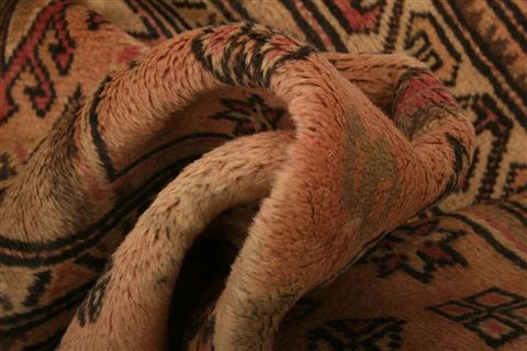 Kazak Beige Runner Hand Knotted 35 X 65 Area Rug 100-26980 Image 2