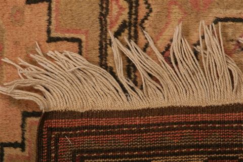 Kazak Beige Runner Hand Knotted 35 X 65 Area Rug 100-26980 Image 7
