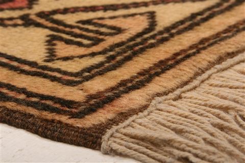 Kazak Beige Runner Hand Knotted 35 X 65 Area Rug 100-26980 Image 8