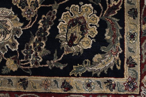 Jaipur Black Hand Knotted 60 X 96 Area Rug 250-26982 Image 10