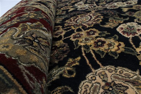 Jaipur Black Hand Knotted 60 X 96 Area Rug 250-26982 Image 11