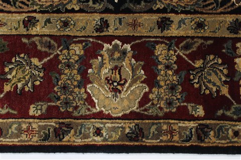 Jaipur Black Hand Knotted 60 X 96 Area Rug 250-26982 Image 4