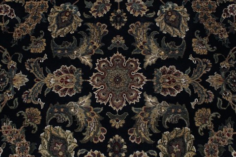 Jaipur Black Hand Knotted 60 X 96 Area Rug 250-26982 Image 5