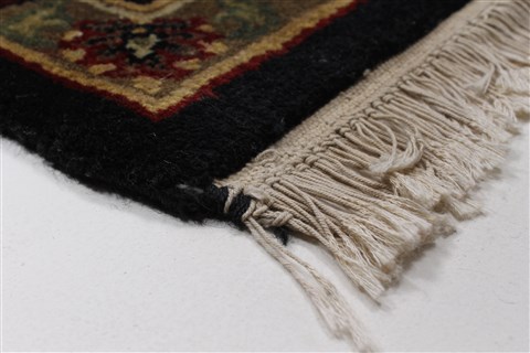 Jaipur Black Hand Knotted 60 X 96 Area Rug 250-26982 Image 7